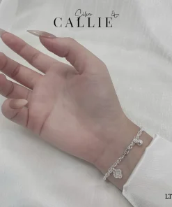 Alternative view of LT199 - Lắc Tay Bạc Callie Silver Cỏ 4 Lá