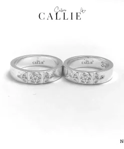 Alternative view of N603 - Nhẫn Bạc Thiết Kế Callie Silver Hoạ Tiết Ngôi Sao