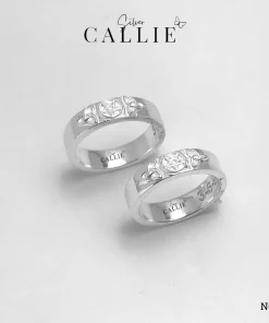 N603 - Nhẫn Bạc Thiết Kế Callie Silver Hoạ Tiết Ngôi Sao