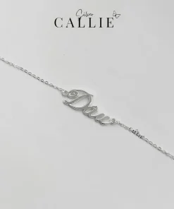 Alternative view of Lắc Tay Bạc Thiết Kế Callie Silver Theo Tên
