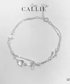 LT204 - Lắc tay bạc Callie Silver bươm bướm