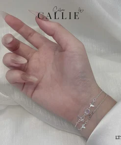 Alternative view of LT204 - Lắc tay bạc Callie Silver bươm bướm