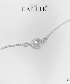 LT205 - Lắc tay bạc Callie Silver vòng nguyệt quế