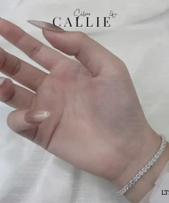 Alternative view of LT208 - Lắc tay bạc Callie Silver đính full đá 3li2 móc khoá