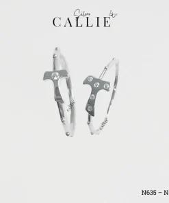 N635 - N636: Nhẫn Bạc Đôi Thiết Kế Callie Silver Thập Giá