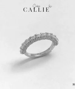 Alternative view of N663 - Nhẫn Bạc Thiết Kế Callie Silver Đá Moissanite 2li