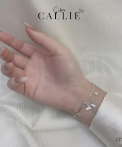 Alternative view of LT245 - Lắc tay bạc Callie Silver bướm đôi