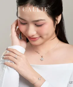 Alternative view of LT266 - Lắc tay bạc Callie Silver cỏ 4 lá