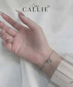 Alternative view of LT271 - Lắc Tay Bạc Callie Silver Linh Lan Xi Bạch Kim