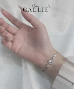 Alternative view of LT277 - Lắc tay bạc Callie Silver trăng sao dây rút
