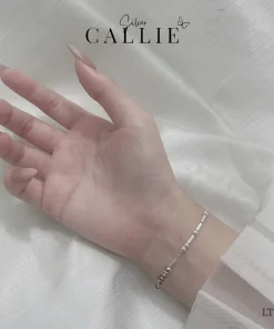 Alternative view of LT179 - Lắc tay bạc thiết kế Callie Silver mã Morse
