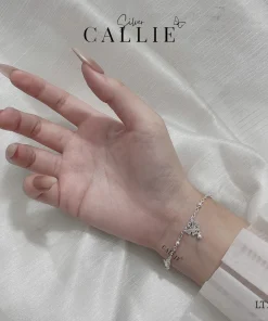 Alternative view of LT278 - Lắc Tay Bạc Callie Silver Nơ Và Bướm xi kim