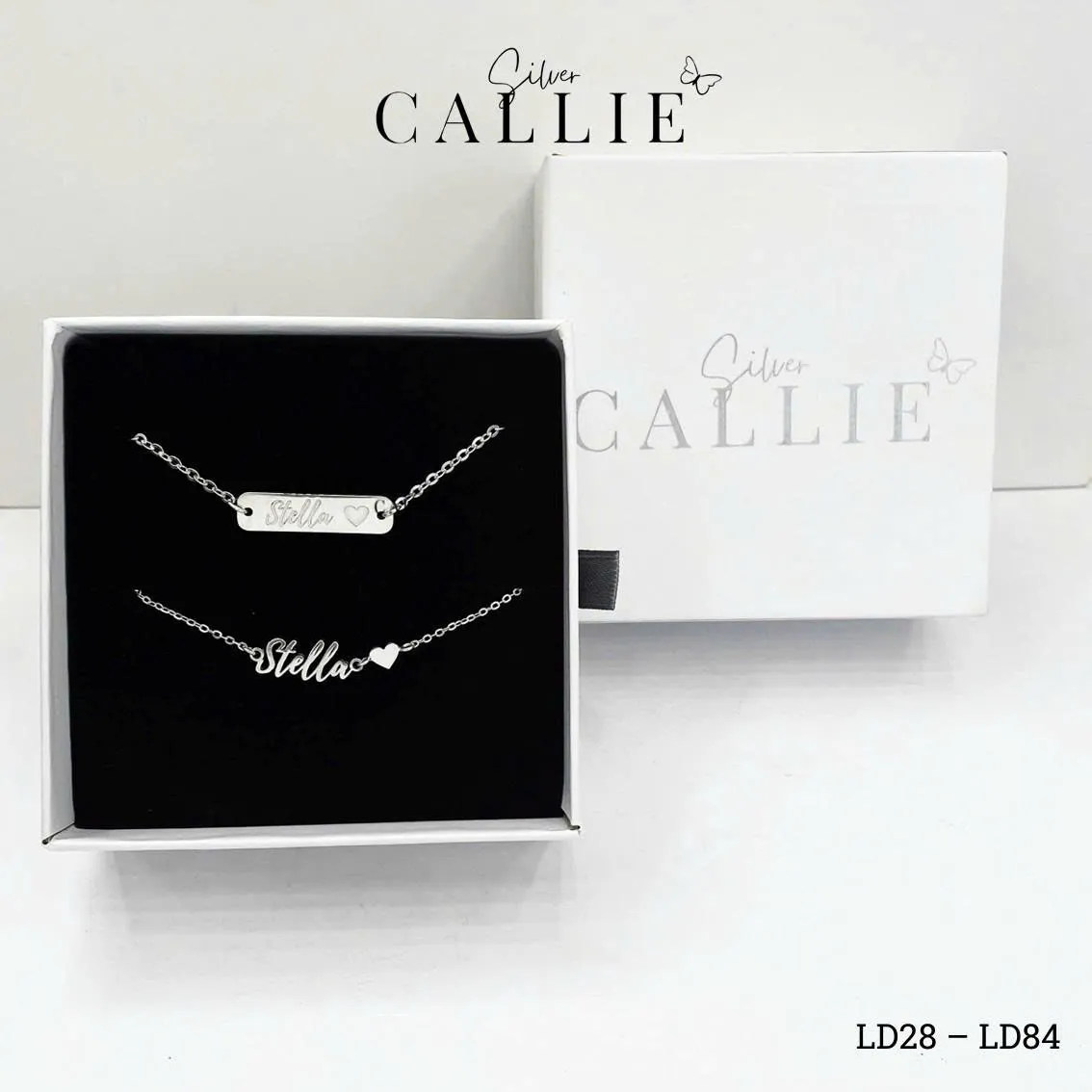 LD28 - LD84: Lắc tay bạc đôi Callie Silver Mẹ Và Bé Kèm Charm Tên Theo Yêu Cầu - Hình ảnh 11