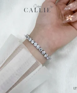 Alternative view of LT352 - Lắc tay bạc Callie Silver tennis full đá 5li