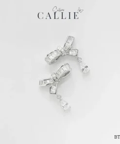 BT271 - Bông Tai Bạc Callie Silver Cô Dâu
