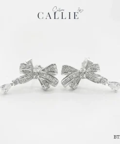 BT272 - Bông Tai Bạc Callie Silver Cô Dâu