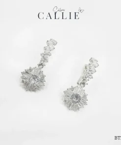 Alternative view of BT274 - Bông Tai Bạc Callie Silver Cô Dâu