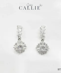 BT274 - Bông Tai Bạc Callie Silver Cô Dâu