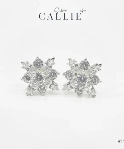 BT275 - Bông Tai Bạc Callie Silver Cô Dâu