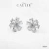 BT277 - Bông Tại Bạc Callie Silver Cô Dâu Hoa Anh Đào