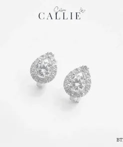 BT278 - Bông Tại Bạc Callie Silver Cô Dâu