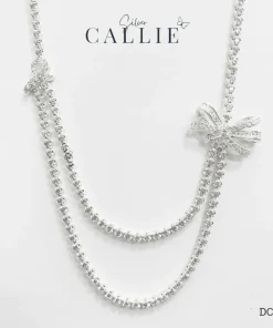 DC413 - Dây Chuyền Bạc Callie Silver Cô Dâu