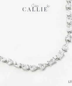 LT370 - Lắc Tay Bạc Callie Silver Cô Dâu MixCut