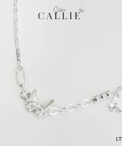 Alternative view of LT386 - Lắc tay bạc Callie Silver bướm xà cừ