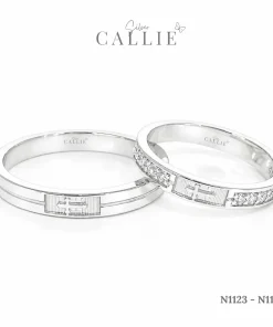 N1123 - N1124: Nhẫn bạc thiết kế Callie Silver Thánh Giá