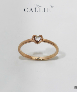 Alternative view of N1125 - Nhẫn bạc thiết kế Callie Silver trái tim