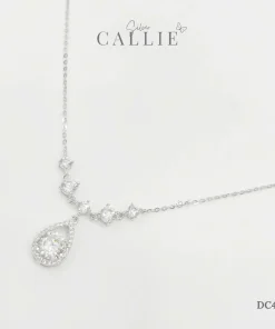 Alternative view of DC414 - Dây Chuyền Bạc Callie Silver Mặt Giọt Nước