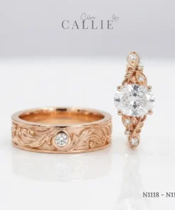 N1118 - N1119: Nhẫn Bạc Thiết Kế Callie Silver Enchanted Vines