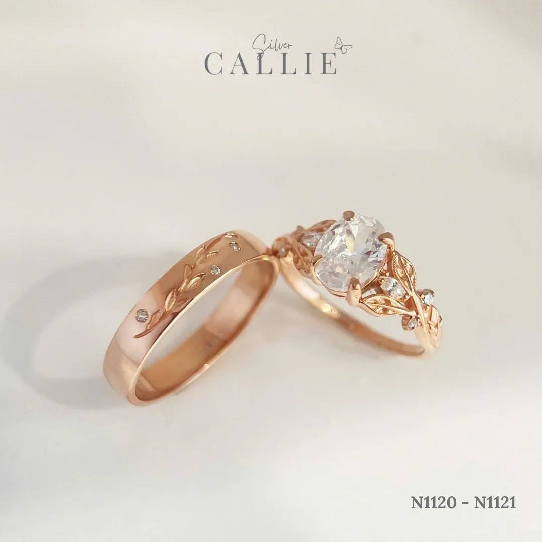 N1120 - N1121: Nhẫn bạc thiết kế Callie Silver Vines of Destiny