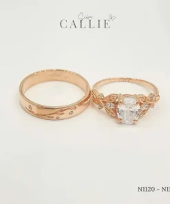 Alternative view of N1120 - N1121: Nhẫn bạc thiết kế Callie Silver Vines of Destiny