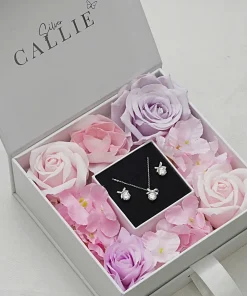Set Quà Nơ Callie Silver Trang Sức Bạc Cao Cấp 20/10