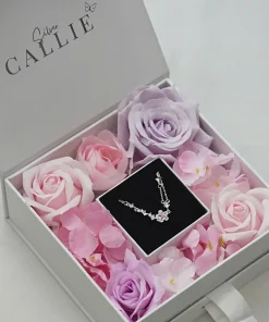 Set Quà Hoa Hồng Callie Silver Trang Sức Bạc Cao Cấp 20/10
