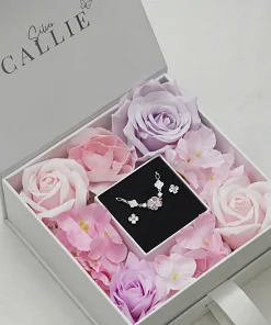 Set Quà Cỏ 4 Lá Hồng Callie Silver Trang Sức Bạc Cao Cấp 20/10