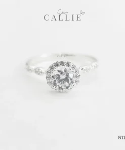 Alternative view of N1134 - Nhẫn Bạc Callie Silver Infinity Petal