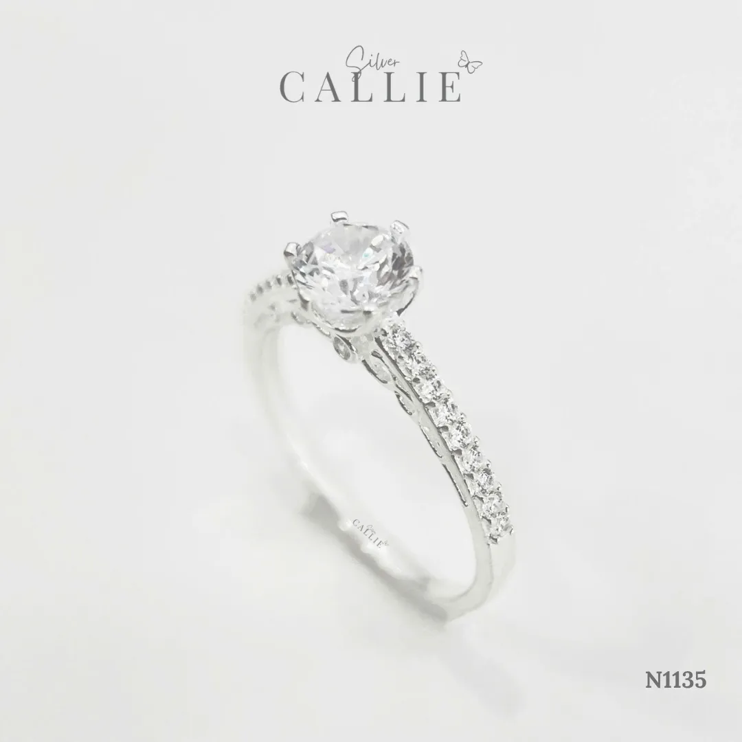 N1135 - Nhẫn Bạc Callie Silver Vintage Lace