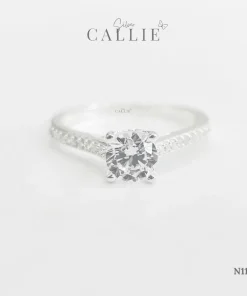 Alternative view of N1137 - Nhẫn Bạc Callie Silver Double Elegance