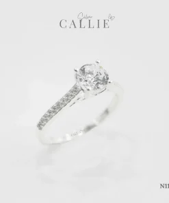 N1137 - Nhẫn Bạc Callie Silver Double Elegance