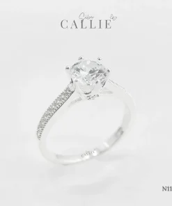 Alternative view of N1138 - Nhẫn Bạc Callie Silver Shining Cathedral