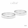 N1145 - Nhẫn bạc thiết kế Callie Silver Trơn 3li5