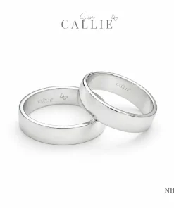 N1147 - Nhẫn bạc thiết kế Callie Silver Trơn 5li