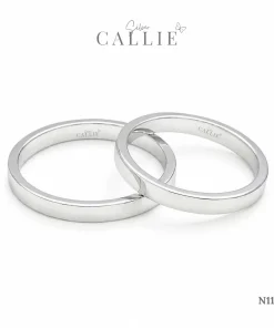 N1148 - Nhẫn bạc thiết kế Callie Silver Trơn 2li5
