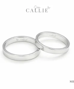 N1149 - Nhẫn bạc thiết kế Callie Silver trơn 3li
