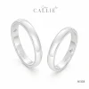 N1158 - Nhẫn bạc thiết kế Callie Silver Bo Trơn Bảng 3li