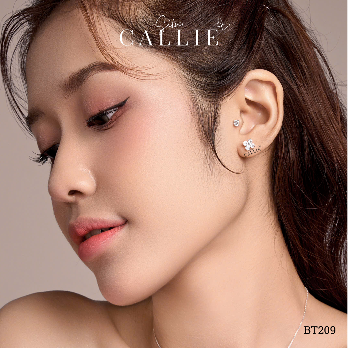 Set Quà Cỏ 4 Lá Callie Silver Trang Sức Bạc Cao Cấp 20/10 - Hình ảnh 4