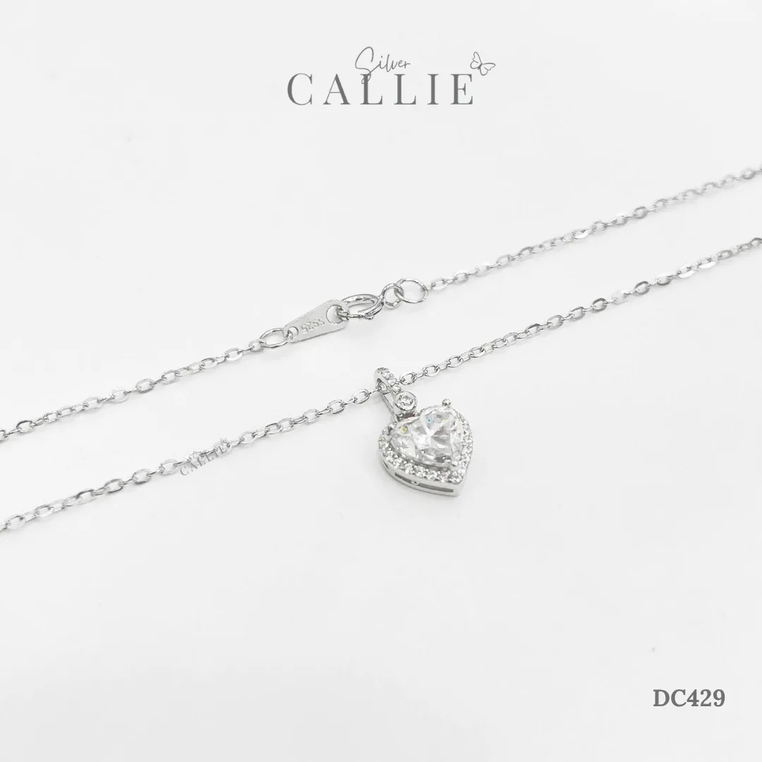 Set Quà Tim Callie Silver Trang Sức Bạc Cao Cấp 20/10 - Hình ảnh 5