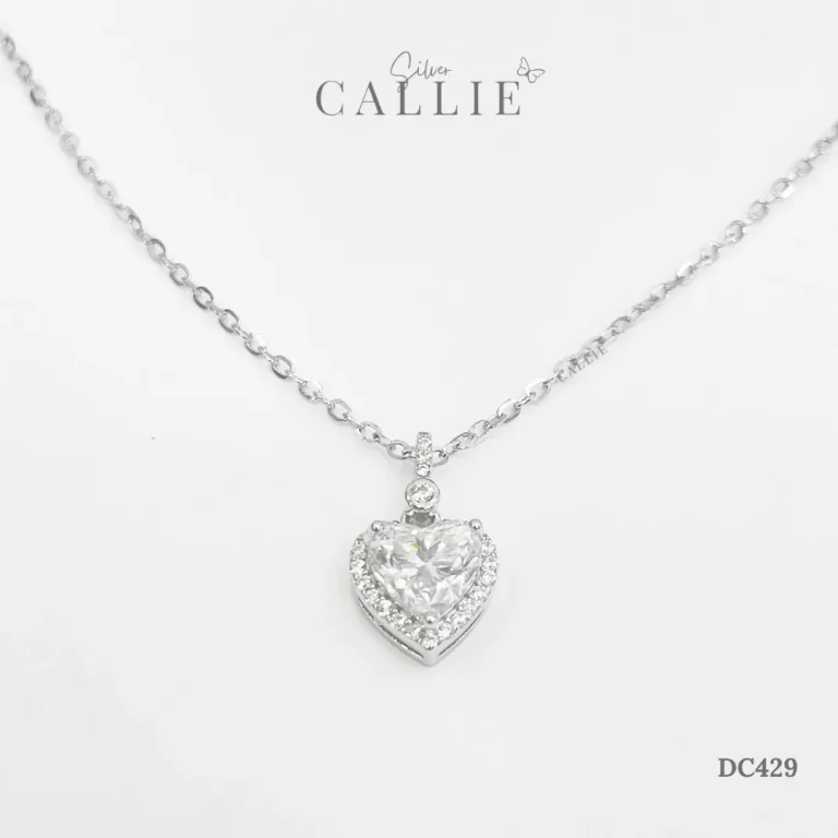 Set Quà Tim Callie Silver Trang Sức Bạc Cao Cấp 20/10 - Hình ảnh 2